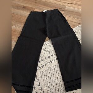 Banana Republic Linen Embroidered Pants